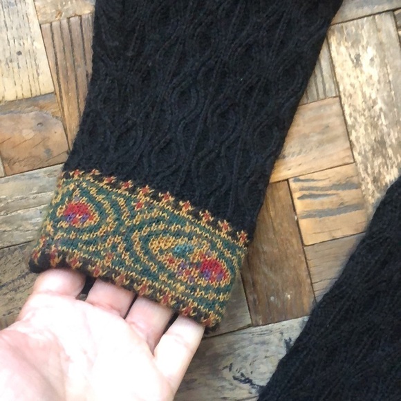 Herman Geist Vintage Cable Knit Wool Cardigan - Picture 6 of 13